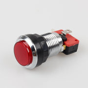 American Style Chrome Plating 24mm Hole Illuminated Push Buttons With Micro Switch Control Panel