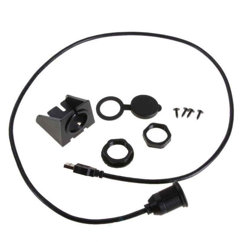 Flush Mount USB 2.0 Socket Extension Lead Cable Control Panel