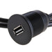 Flush Mount USB 2.0 Socket Extension Lead Cable Control Panel