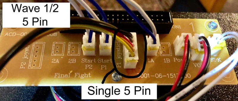 Genuine Sanwa JLF-TP-8YT 5 Pin Joystick For Arcade1Up Control Panel