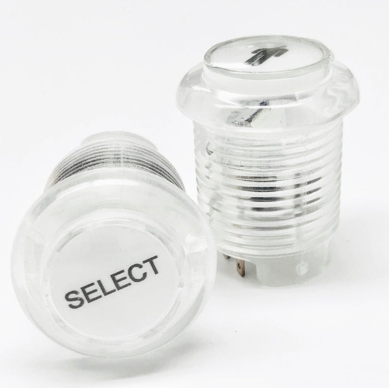 LED 12V White Coin ESC Menu Home Select Start  Buttons Control Panel