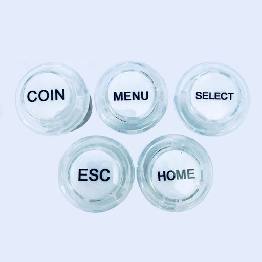 LED 12V White Coin ESC Menu Home Select Start  Buttons Control Panel