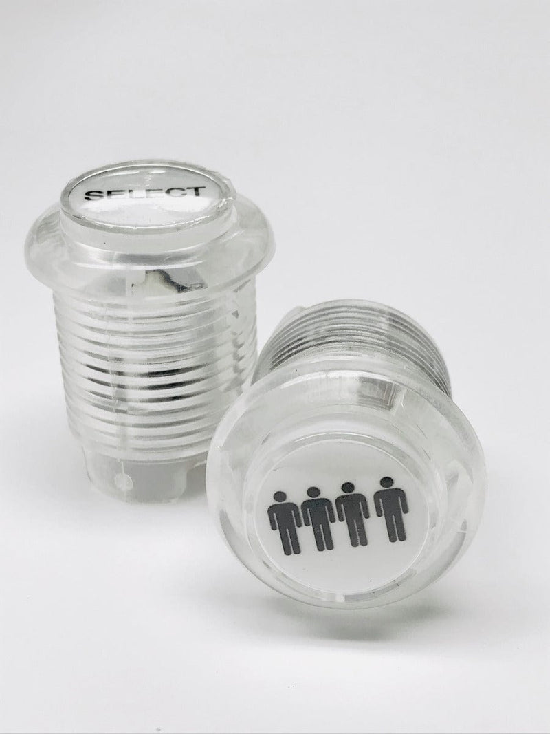 LED 12V White Player 1 2 3 4 Buttons Control Panel