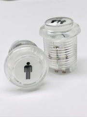 LED 12V White Player 1 2 3 4 Buttons Control Panel