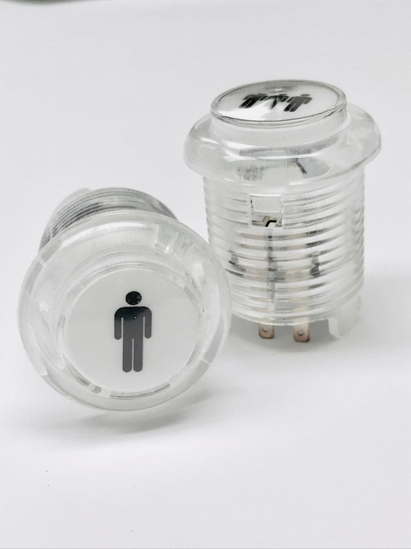 LED 12V White Player 1 2 3 4 Buttons Control Panel