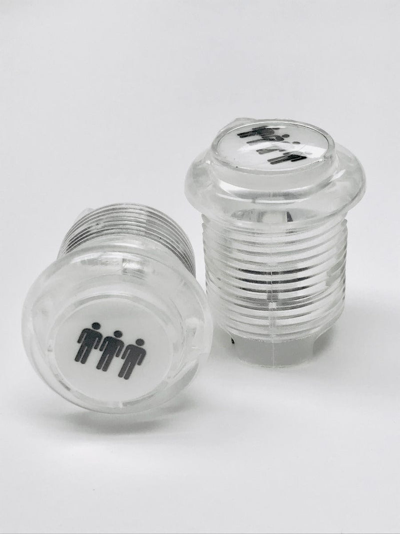 LED 12V White Player 1 2 3 4 Buttons Control Panel