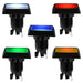 LED Light Illuminated Arcade Video Game Rectangle Push Button Micro Switch Control Panel