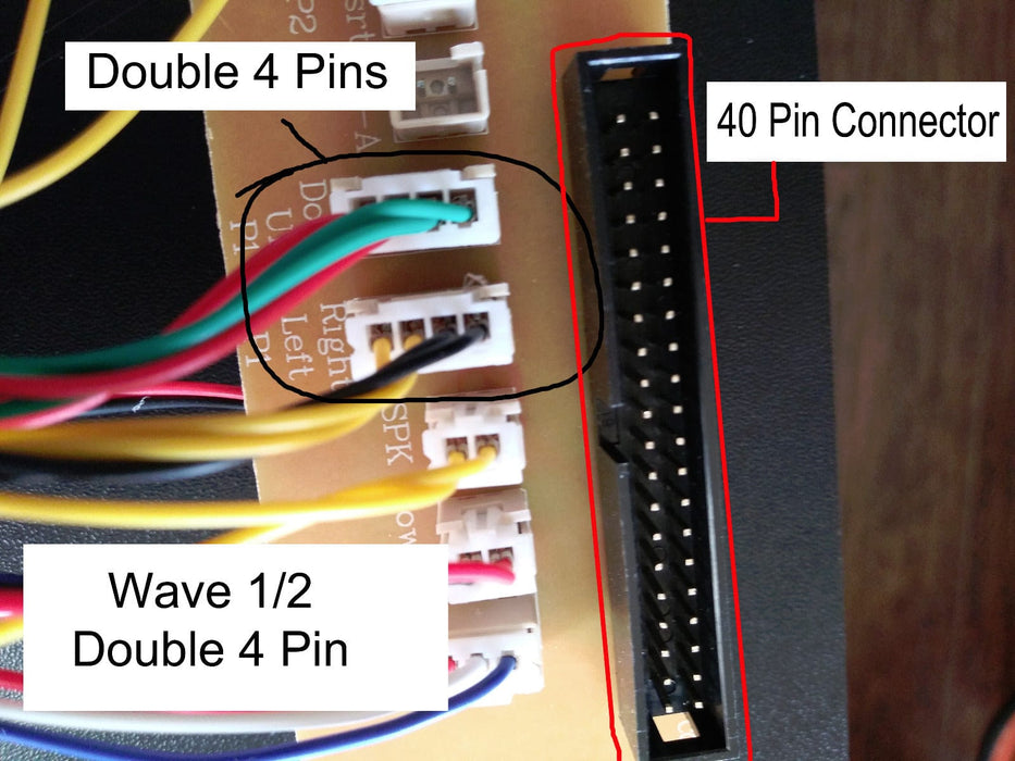 Plug and Play Joystick Harness Compatible With Sanwa Style Joystick & Arcade1Up (Single) Control Panel