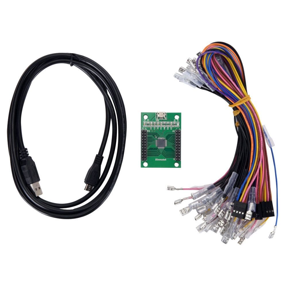 Xin Mo XM-10 Arcade to USB Controller Interface 2 Player MAME Multicad ...