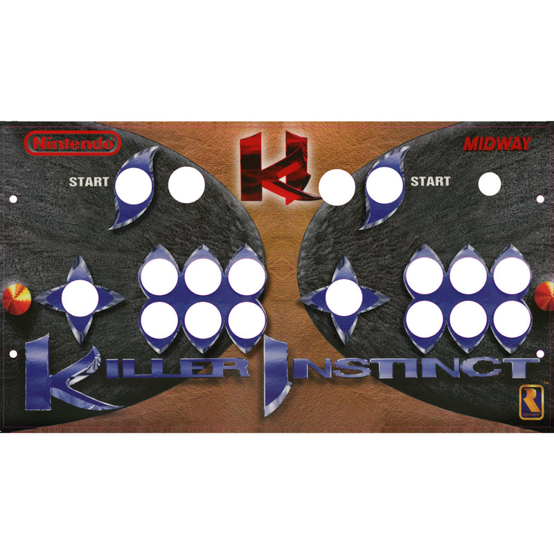 Killer Instinct Legacy Arcade1Up Fully Assembled Drop In Panel For Pandora or PC