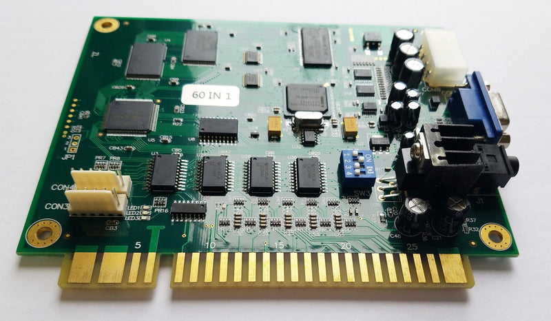 Arcade Classics 60 In 1 PCB w/ CGA VGA Jamma Vertical AC708 Game Boards