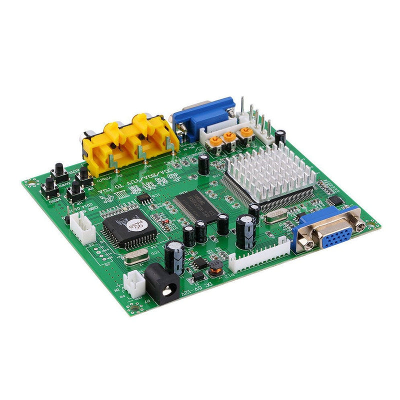 RGB/CGA/EGA/YUV to VGA HD Video Converter Board HD9800/GBS8200 for Arcade Green Monitors & Parts