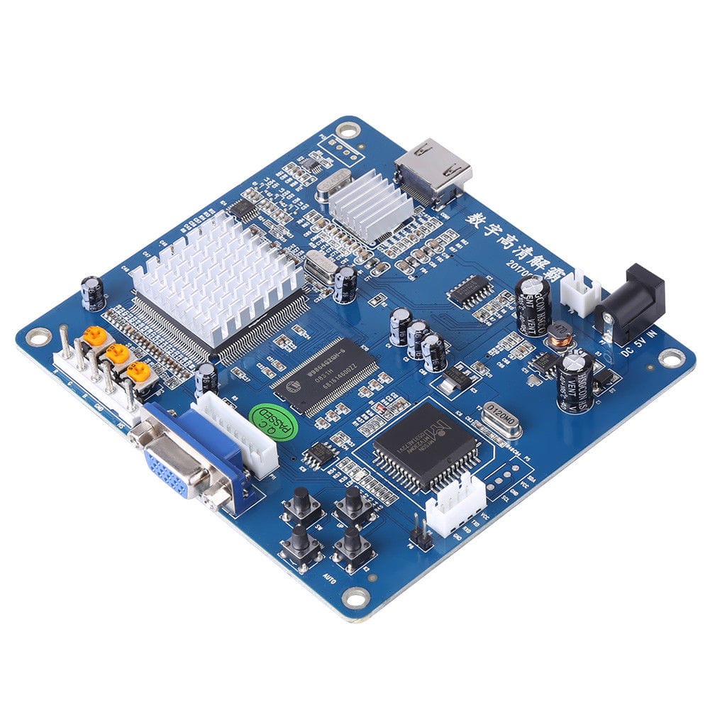 VGA/RGB/CGA/EGA/YUV TO HDMI Video Output Converter Board HD for