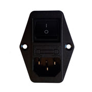 120V/250V 6A Male Socket Panel Mount Power Line EMI IEC Inlet Filter AC Power