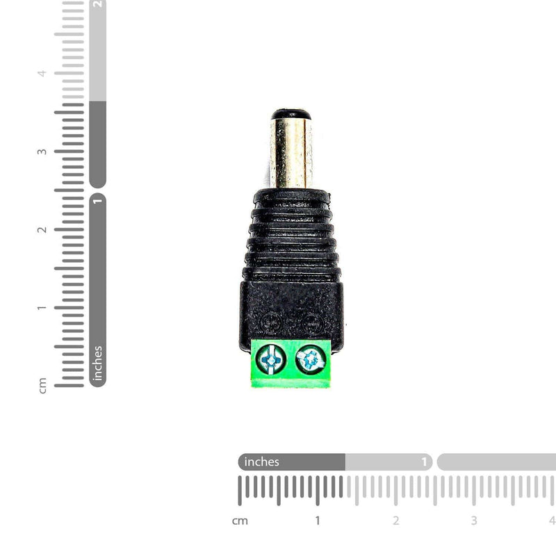 5.5 x 2.1mm Male DC Power Plug Jack Adapter Power