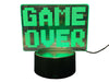 GAME OVER LED Lamp for Man Cave or Night Light Retro Products